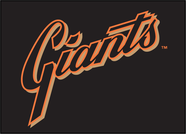 San Francisco Giants 2001-2006 Batting Practice Logo t shirts iron on transfers...